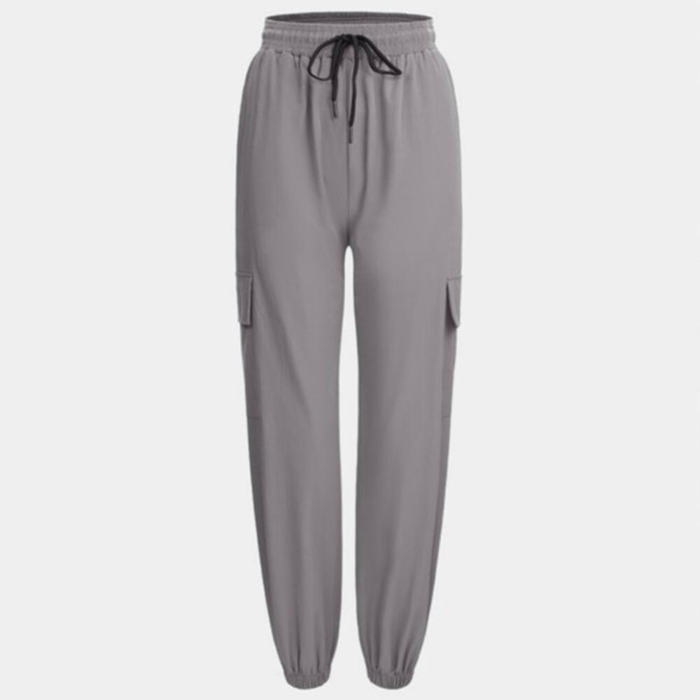 Halara Mid Rise Drawstring Pocket Casual Cargo Joggers